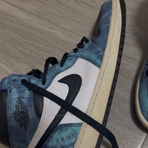 Jordan Teal and White High-Tops